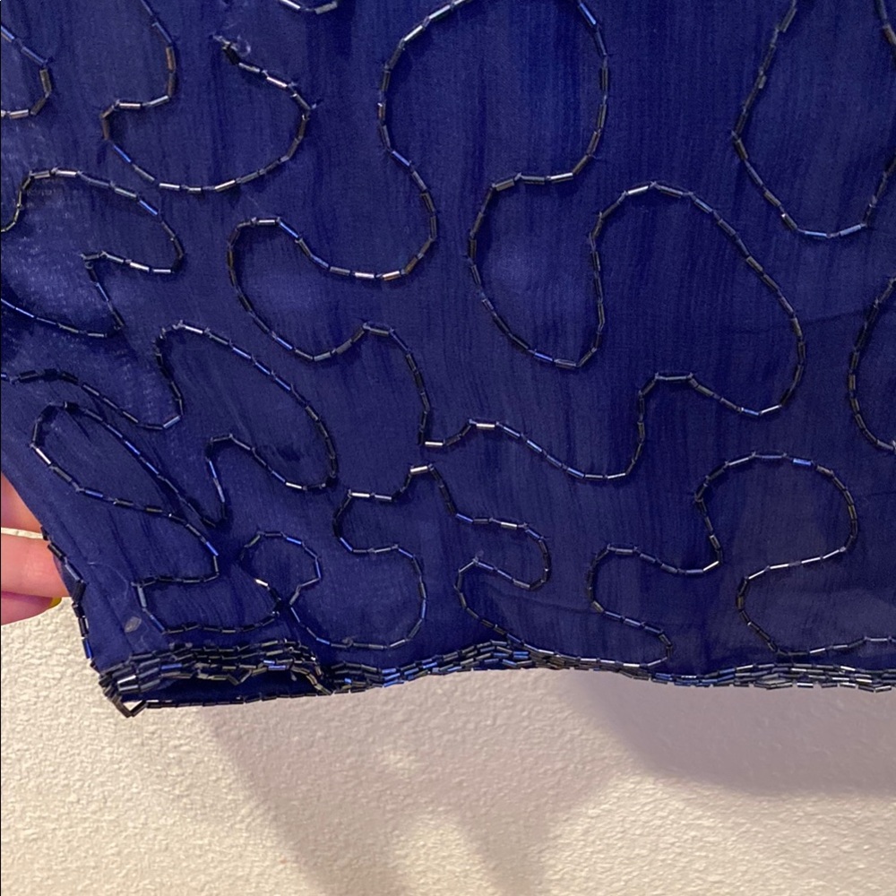 Vtg beaded Sequins Dress‎ - Picture 5 of 10